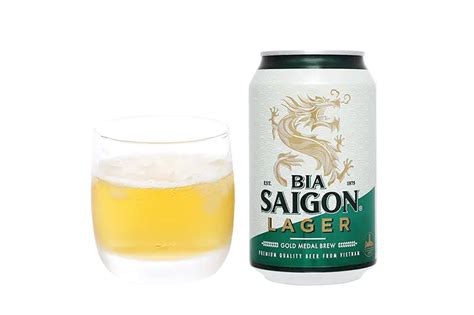 Bia Sài Gòn Lager Lon 330ml Thùng 24 Lon Siêu Thị Cát Tường