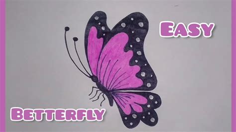 How To Draw Beautiful Betterfly Drawing Draw A Beautiful Betterfly Easy Creativeindia2 0