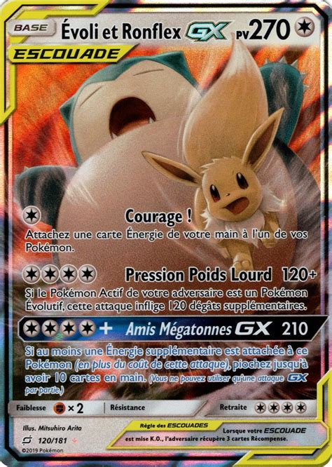 SL09 120 181 Évoli Ronflex GX PoKéMoN