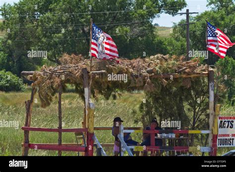 Indian reservation Lakota Oglala Sioux South Dakota in USA Stock Photo - Alamy