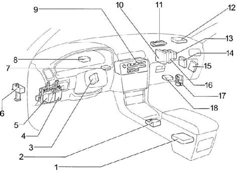 91 96 Lexus Es 300 Xv10 Fuse Box Diagram