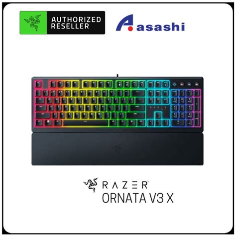 Razer Ornata V X Ergonomic Silent Gaming Keyboard Rz R M