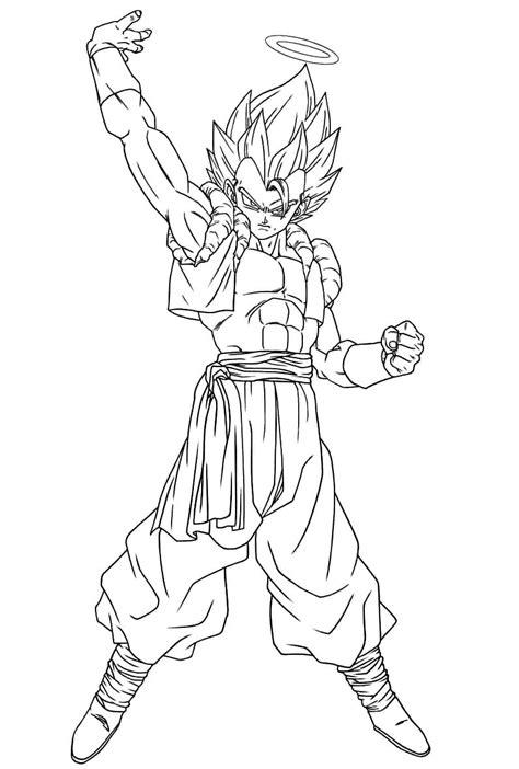 Dibujos De Incre Ble Gogeta Para Colorear Para Colorear Pintar E The