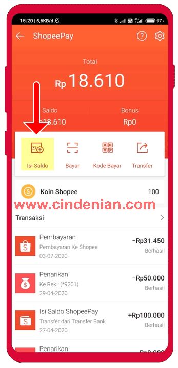 Cara Mengisi Shopeepay Lewat Bank 3 Cara Isi Saldo Shopeepay Lewat