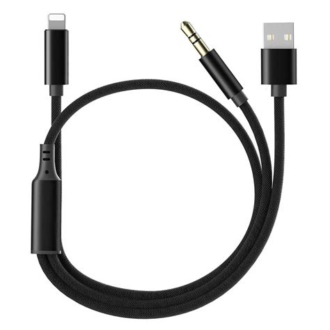 Aux Cord For Iphone Iskey 2 In 1 35mm Aux Cable For Car With Charger