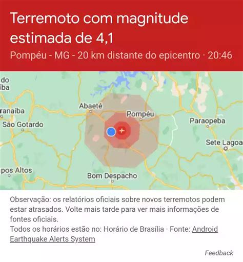 Moradores De Minas Gerais Alegam Ter Sentido Terremoto