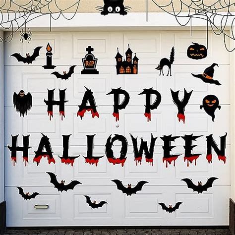 Amazon Halloween Decorations Garage Door Magnets Pcs Happy