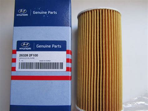 F Filtro Aceite Original Hyundai Kia Servic Kit Oil Filter