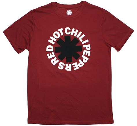 楽天市場Red Hot Chili Peppers Asterisk Tee 8 Red Brown レッドホットチリペッパーズ TシャツLury