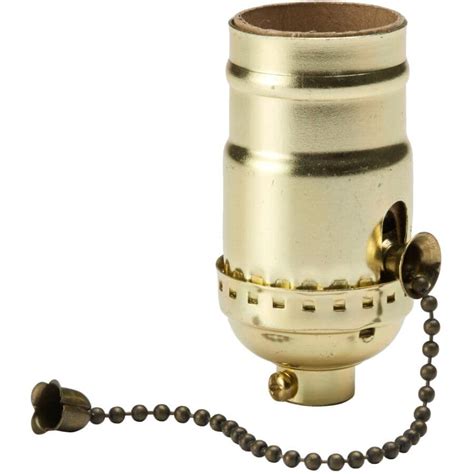 Home Electric Brass Pull Chain Light Socket Home Hardware