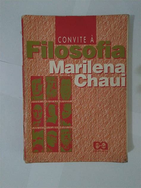 Convite à Filosofia Marilena Chaui Danificado Seboterapia Livros