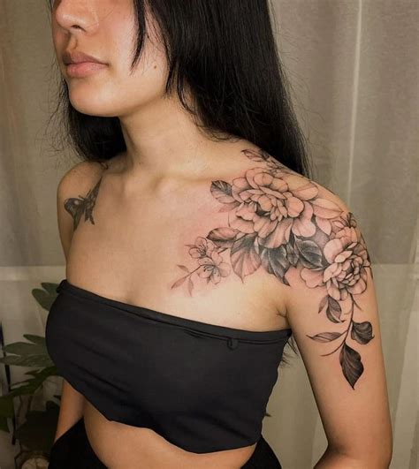 26 Unbelievably Beautiful Peony Tattoo Ideas In 2023 In 2024 Shoulder