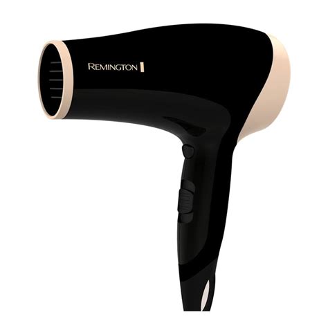 Secadora Para Cabello Remington Macadamia Shimmer Control Frizz Negro