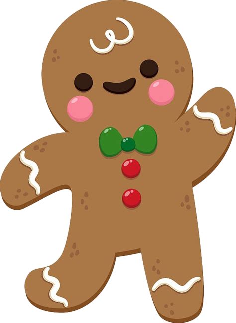 Gingerbread Baking Treats Festive Cookies Png