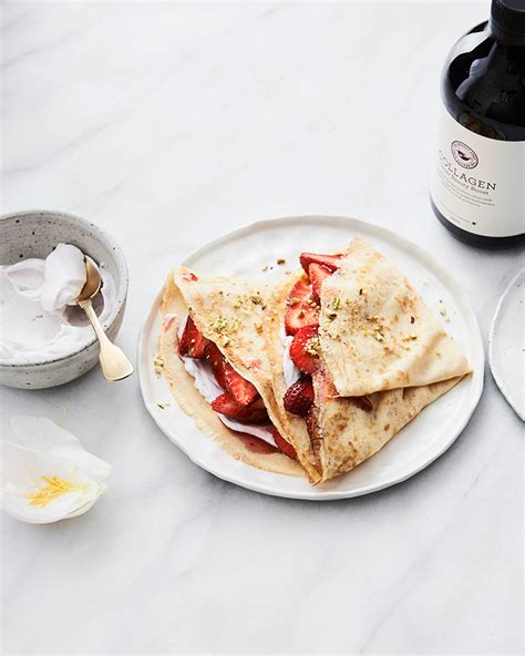 Our Secret Recipe For Radiant Skin Healthy Coconut Crepes With Rose