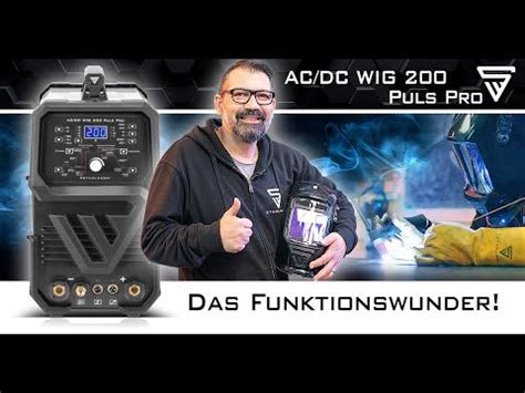 STAHLWERK AC DC WIG 200 Puls Pro Das Multifunktionale WIG