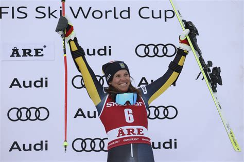 Skiheiligkeit Der Blick Gibt Ski Fahrerin Platz Ihre Sicht Der