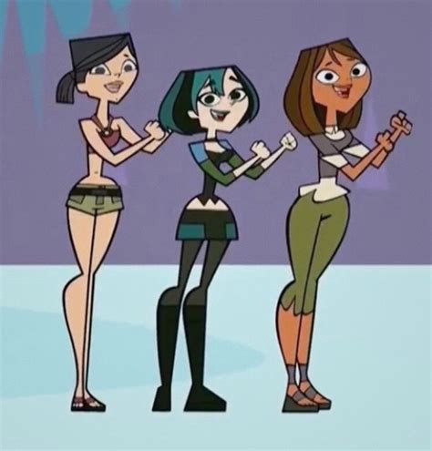 Heather Courtney Gwen Total Drama Island Cartoon Bestest Friend