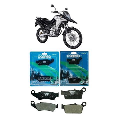 Kit Pastilha De Freio Dianteira E Traseira Honda Xre Abs A