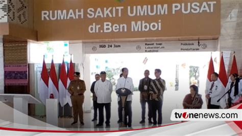 Presiden Jokowi Resmikan Rumah Sakit Terbesar Di Kawasan Timur Indonesia