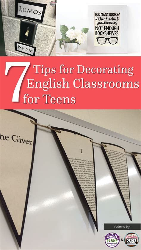 English Classroom Decor Ela Classroom Middle School Classroom School