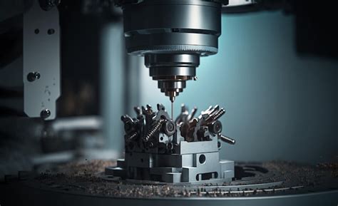 Premium Photo | Metalworking CNC milling machine