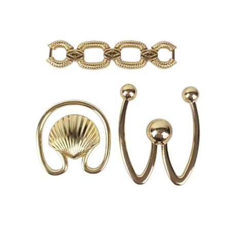 Luxury Gold Metal Bikini Beachwear Strap Connector Buckle Accessories