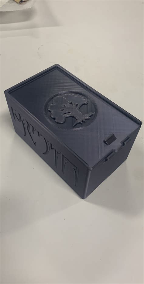 3d Printable Mtg Deck Box With Dice Storage By Raleigh Shade