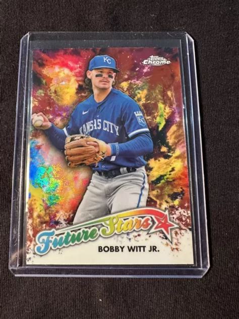 2023 TOPPS CHROME Bobby Witt Jr Future Stars FS 2 Kansas City Royals