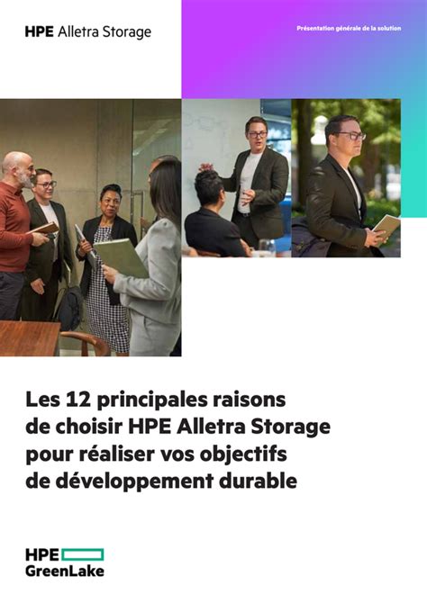 Les 12 raisons principales de choisir HPE Alletra Storage pour réaliser