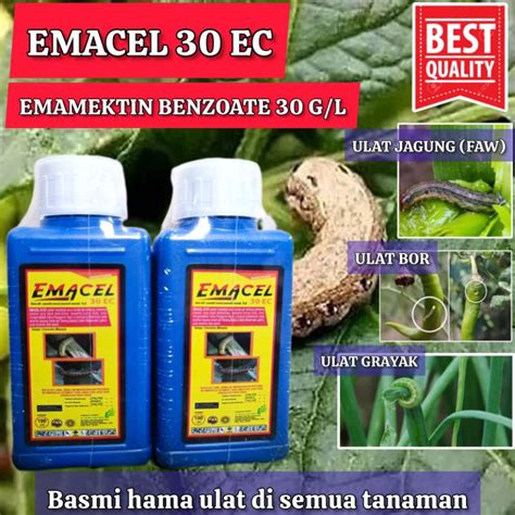 Jual Insektisida EMACEL 30 Ec Hama Ulat 250 ML Shopee Indonesia