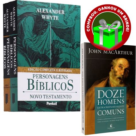 Combo Box Livros Personagens B Blicos Alexander Whyte Livro Doze