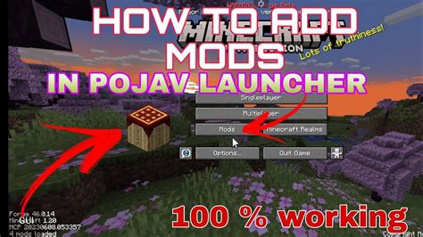 HOW TO ADD Or INSTALL MODS IN POJAV LAUNCHER 100 WORKING YouTube