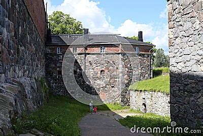 Sveaborg Castle Wall On The One Of The Suomenlinna Editorial Image ...