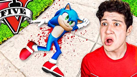 Le Rompo Todos Los Huesos A Sonic En Gta Mods Youtube