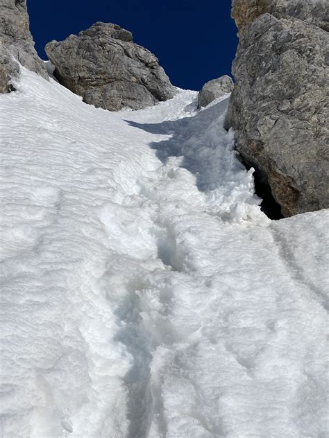 Tiejer Flue 2781m Aktuelle Verhältnisse vom 25 02 2021 auf der Route