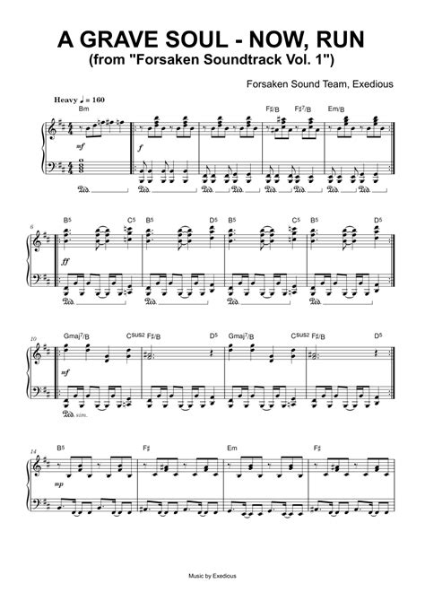 A Grave Soul Now Run - Play Official version of A Grave Soul (NOW RUN) Sheet Music by Exedious ...