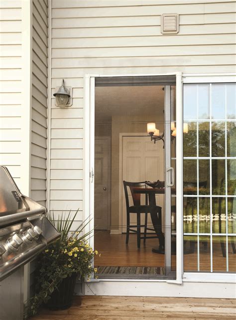 Retractable Screen Doors - Porch double & single disappearing doors