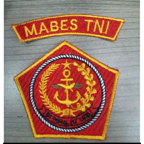 Jual Bedge Bet Mabes Tni Logo Mabes Tni Logo Bordir Mabes Tni Logo