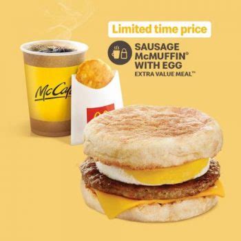 14 May 2021 Onward McDonald S Breakfast McSaver Meal Promotion SG