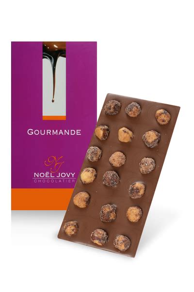 Tablette lait noisettes caramélisées Noël Jovy artisan