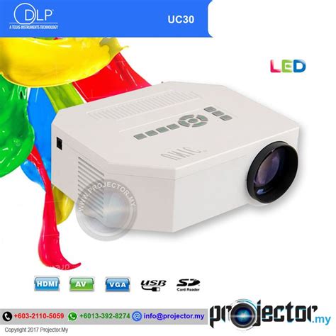 UC30 Mini LED Projector