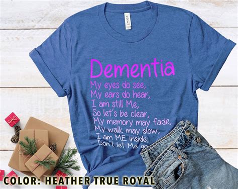 Funny Dementia Awareness T-Shirt Dementia I Am Me Inside | Etsy