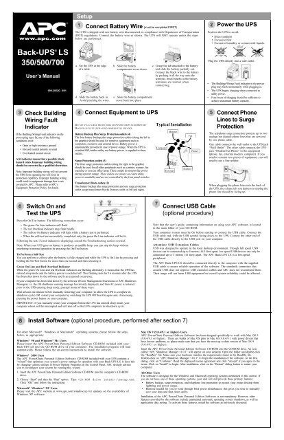 Building Wiring Fault Apc Ups Wiring Diagram And Schematics