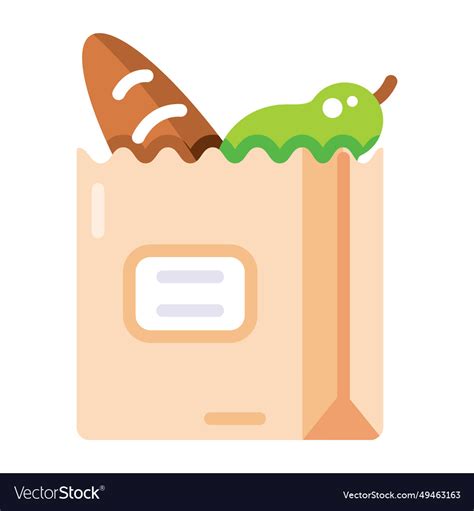 Grocery bag Royalty Free Vector Image - VectorStock