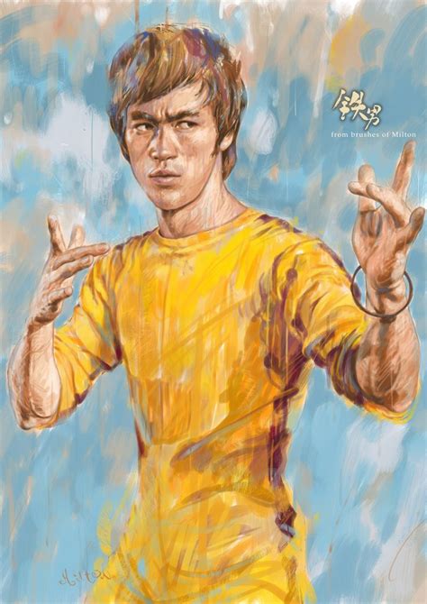 Portrait By Milton Wong Bruce Lee Art Bruce Lee Martial Arts Bruce Lee