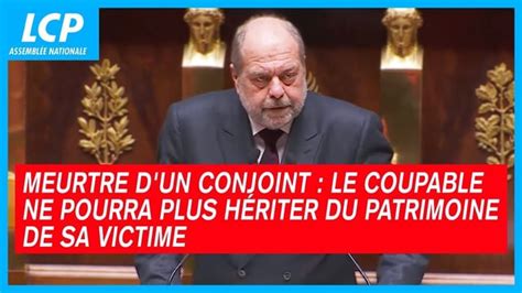 Meurtre Dun Conjoint Le Coupable Ne Pourra Plus Hériter Du