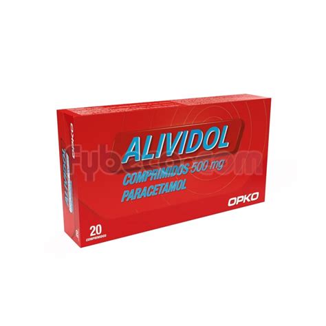 Alividol Comp 500Mg C 20 Fybeca