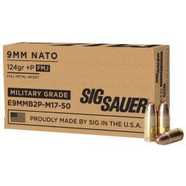 Sig Sauer Elite Ball Gr Fmj Mm P Ammo E Mmb Pm Palmetto