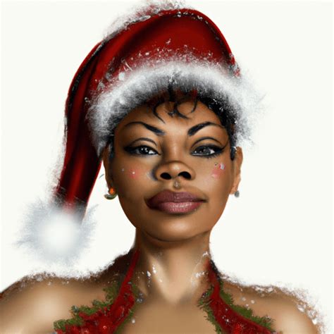 African American Santa Claus Graphic Creative Fabrica